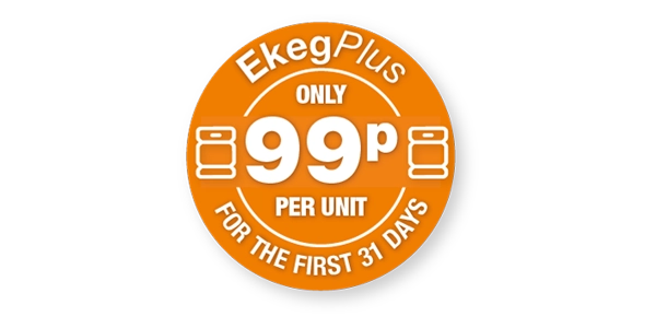 EkegPlus only 99p per unit